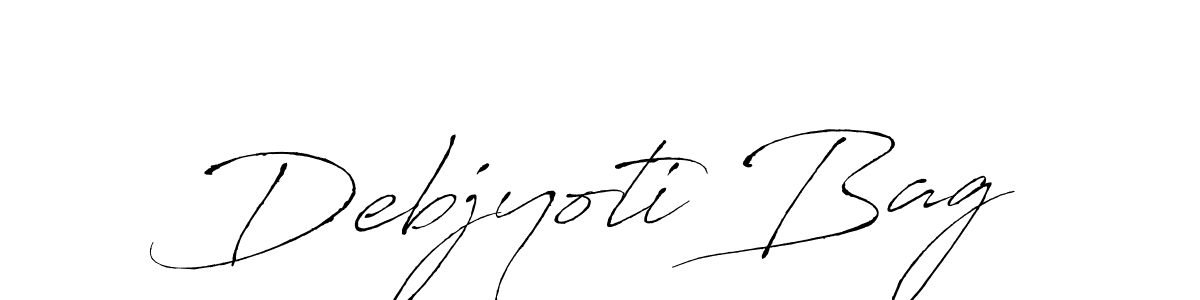 It looks lik you need a new signature style for name Debjyoti Bag. Design unique handwritten (Antro_Vectra) signature with our free signature maker in just a few clicks. Debjyoti Bag signature style 6 images and pictures png
