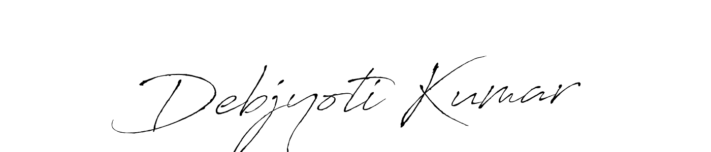 Debjyoti Kumar stylish signature style. Best Handwritten Sign (Antro_Vectra) for my name. Handwritten Signature Collection Ideas for my name Debjyoti Kumar. Debjyoti Kumar signature style 6 images and pictures png