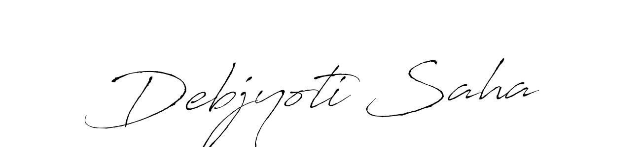 Also You can easily find your signature by using the search form. We will create Debjyoti Saha name handwritten signature images for you free of cost using Antro_Vectra sign style. Debjyoti Saha signature style 6 images and pictures png