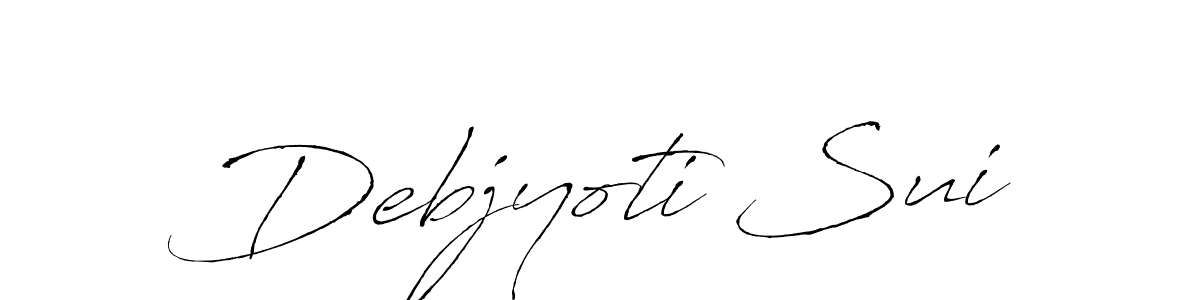 You should practise on your own different ways (Antro_Vectra) to write your name (Debjyoti Sui) in signature. don't let someone else do it for you. Debjyoti Sui signature style 6 images and pictures png