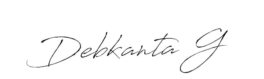 Make a short Debkanta G signature style. Manage your documents anywhere anytime using Antro_Vectra. Create and add eSignatures, submit forms, share and send files easily. Debkanta G signature style 6 images and pictures png