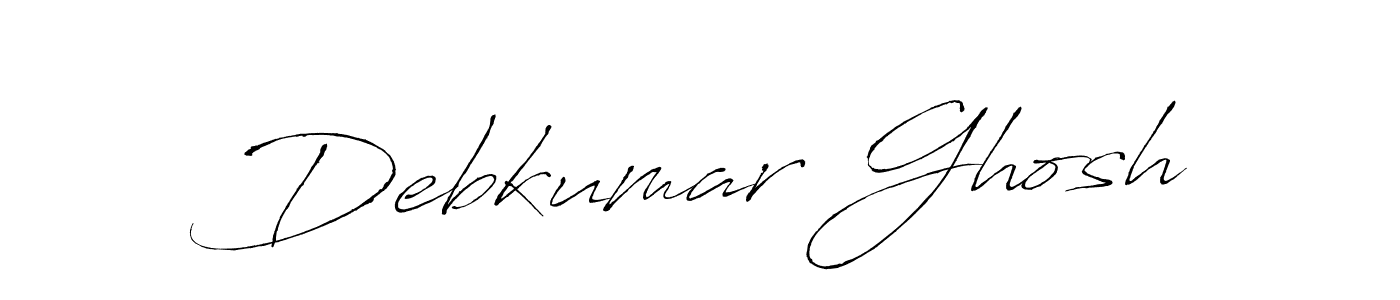 It looks lik you need a new signature style for name Debkumar Ghosh. Design unique handwritten (Antro_Vectra) signature with our free signature maker in just a few clicks. Debkumar Ghosh signature style 6 images and pictures png