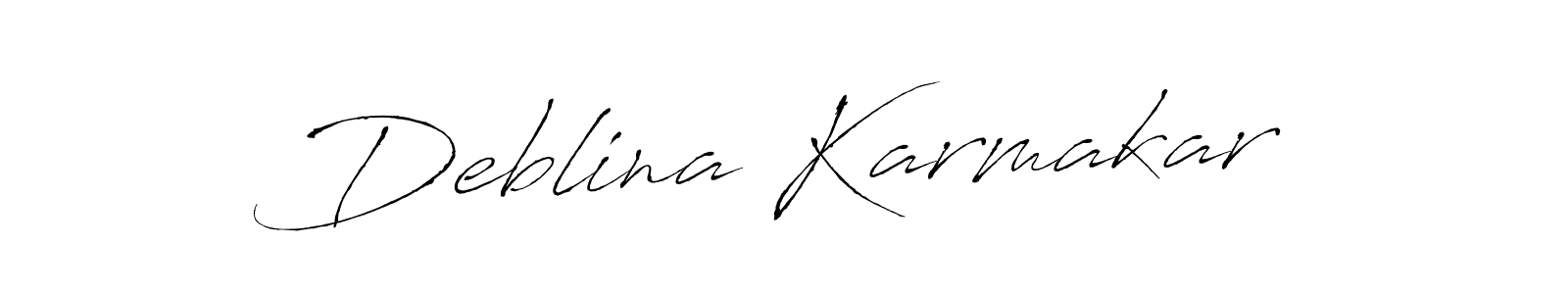 Similarly Antro_Vectra is the best handwritten signature design. Signature creator online .You can use it as an online autograph creator for name Deblina Karmakar. Deblina Karmakar signature style 6 images and pictures png