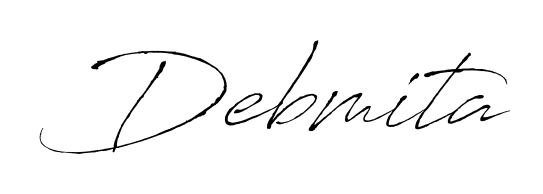 An effortless, minimalist signature concept for Debmita using Antro_Vectra design. Clean lines that look great on any document. Debmita signature style 6 images and pictures png