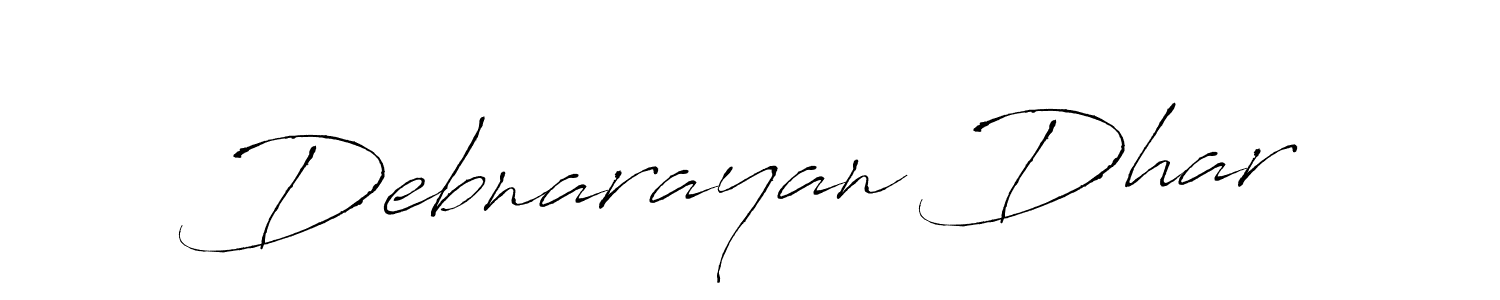 How to make Debnarayan Dhar signature? Antro_Vectra is a professional autograph style. Create handwritten signature for Debnarayan Dhar name. Debnarayan Dhar signature style 6 images and pictures png
