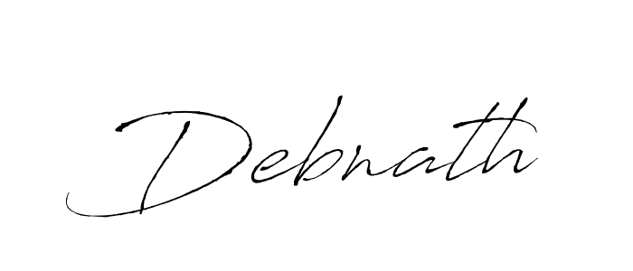 How to make Debnath signature? Antro_Vectra is a professional autograph style. Create handwritten signature for Debnath name. Debnath signature style 6 images and pictures png
