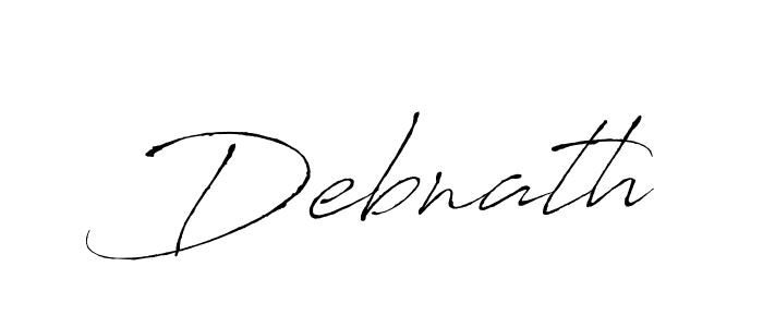 How to make Debnath signature? Antro_Vectra is a professional autograph style. Create handwritten signature for Debnath name. Debnath signature style 6 images and pictures png