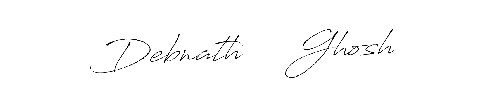 How to make Debnath     Ghosh name signature. Use Antro_Vectra style for creating short signs online. This is the latest handwritten sign. Debnath     Ghosh signature style 6 images and pictures png