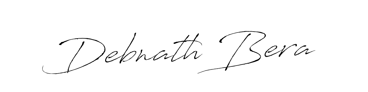 Debnath Bera stylish signature style. Best Handwritten Sign (Antro_Vectra) for my name. Handwritten Signature Collection Ideas for my name Debnath Bera. Debnath Bera signature style 6 images and pictures png