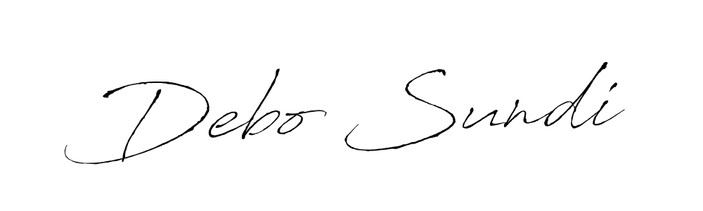 You should practise on your own different ways (Antro_Vectra) to write your name (Debo Sundi) in signature. don't let someone else do it for you. Debo Sundi signature style 6 images and pictures png