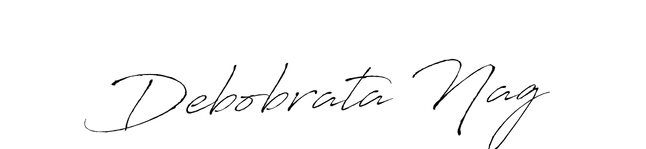 Design your own signature with our free online signature maker. With this signature software, you can create a handwritten (Antro_Vectra) signature for name Debobrata Nag. Debobrata Nag signature style 6 images and pictures png