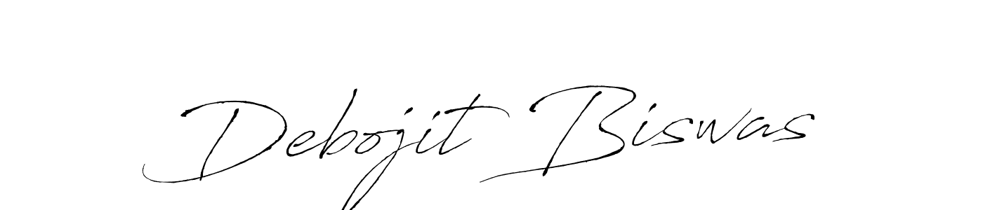 Create a beautiful signature design for name Debojit Biswas. With this signature (Antro_Vectra) fonts, you can make a handwritten signature for free. Debojit Biswas signature style 6 images and pictures png