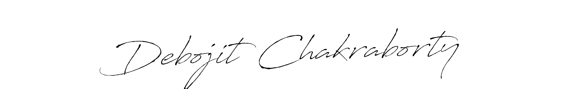 Debojit Chakraborty stylish signature style. Best Handwritten Sign (Antro_Vectra) for my name. Handwritten Signature Collection Ideas for my name Debojit Chakraborty. Debojit Chakraborty signature style 6 images and pictures png