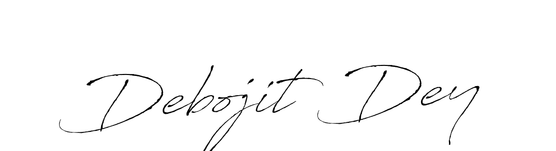 How to make Debojit Dey signature? Antro_Vectra is a professional autograph style. Create handwritten signature for Debojit Dey name. Debojit Dey signature style 6 images and pictures png