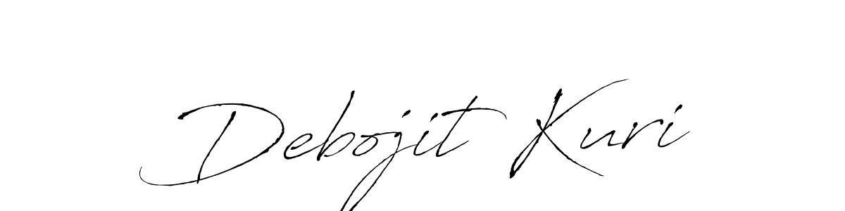 Make a beautiful signature design for name Debojit Kuri. With this signature (Antro_Vectra) style, you can create a handwritten signature for free. Debojit Kuri signature style 6 images and pictures png