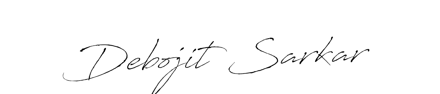 Make a beautiful signature design for name Debojit Sarkar. With this signature (Antro_Vectra) style, you can create a handwritten signature for free. Debojit Sarkar signature style 6 images and pictures png