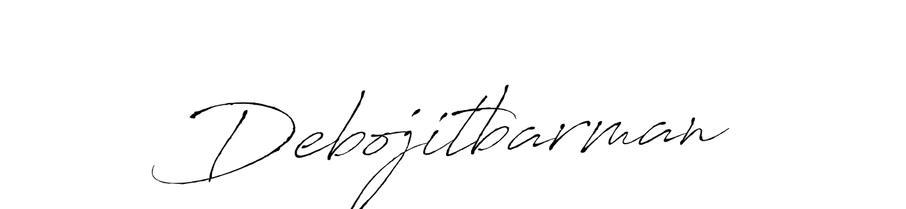 Create a beautiful signature design for name Debojitbarman. With this signature (Antro_Vectra) fonts, you can make a handwritten signature for free. Debojitbarman signature style 6 images and pictures png