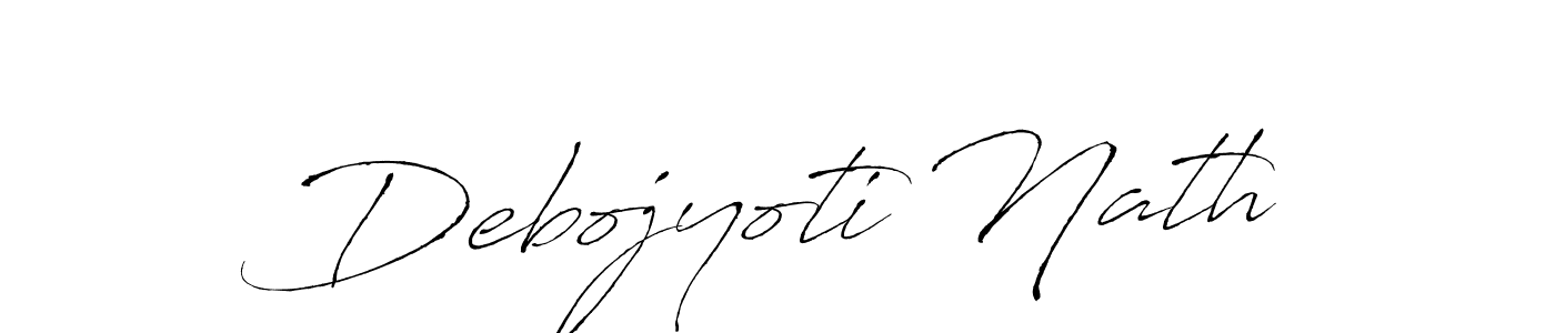 How to make Debojyoti Nath signature? Antro_Vectra is a professional autograph style. Create handwritten signature for Debojyoti Nath name. Debojyoti Nath signature style 6 images and pictures png