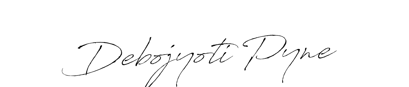 Also we have Debojyoti Pyne name is the best signature style. Create professional handwritten signature collection using Antro_Vectra autograph style. Debojyoti Pyne signature style 6 images and pictures png