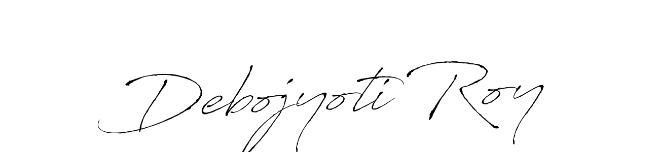 How to make Debojyoti Roy signature? Antro_Vectra is a professional autograph style. Create handwritten signature for Debojyoti Roy name. Debojyoti Roy signature style 6 images and pictures png