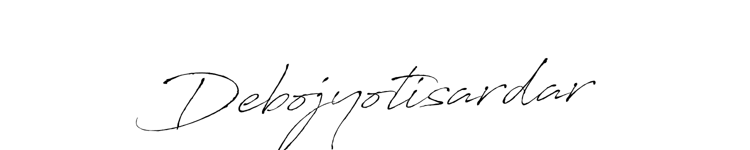 Use a signature maker to create a handwritten signature online. With this signature software, you can design (Antro_Vectra) your own signature for name Debojyotisardar. Debojyotisardar signature style 6 images and pictures png