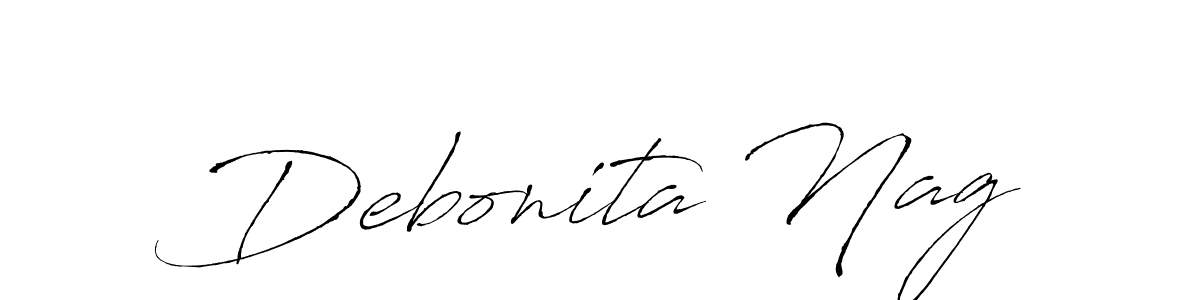This is the best signature style for the Debonita Nag name. Also you like these signature font (Antro_Vectra). Mix name signature. Debonita Nag signature style 6 images and pictures png