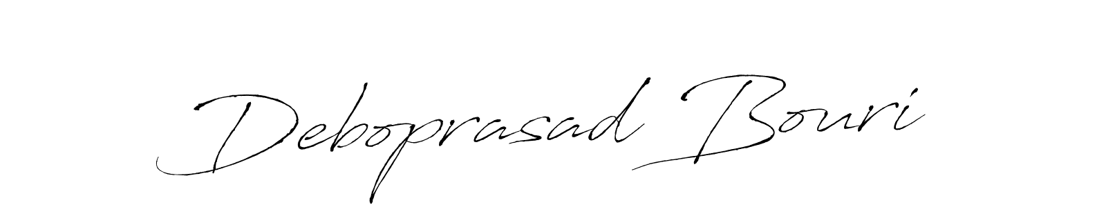 It looks lik you need a new signature style for name Deboprasad Bouri. Design unique handwritten (Antro_Vectra) signature with our free signature maker in just a few clicks. Deboprasad Bouri signature style 6 images and pictures png