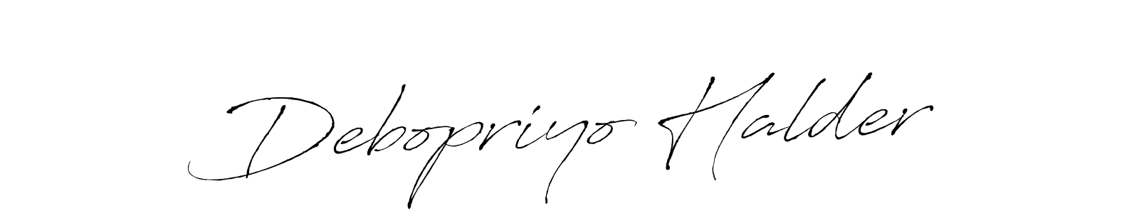 How to Draw Debopriyo Halder signature style? Antro_Vectra is a latest design signature styles for name Debopriyo Halder. Debopriyo Halder signature style 6 images and pictures png