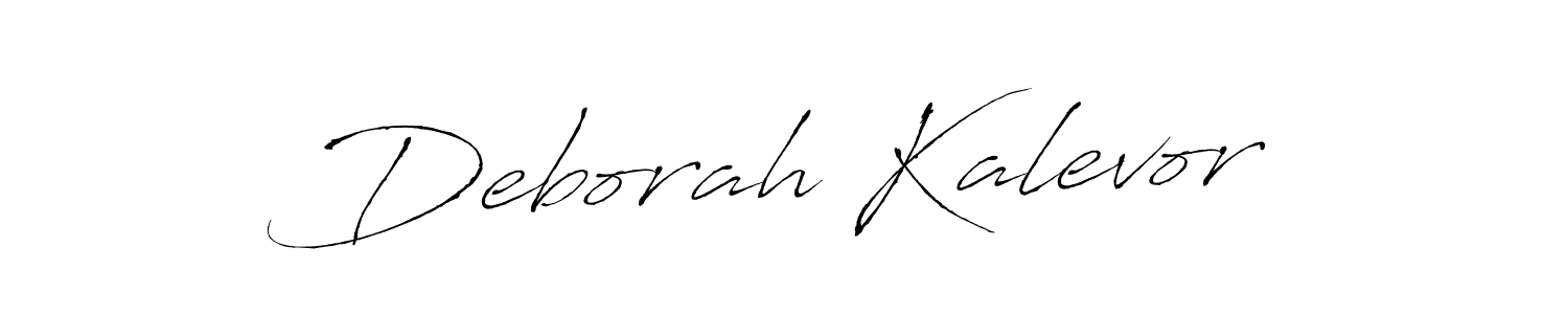 Make a beautiful signature design for name Deborah Kalevor. With this signature (Antro_Vectra) style, you can create a handwritten signature for free. Deborah Kalevor signature style 6 images and pictures png