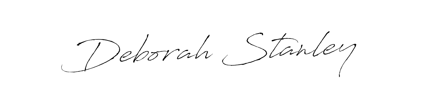 Antro_Vectra is a professional signature style that is perfect for those who want to add a touch of class to their signature. It is also a great choice for those who want to make their signature more unique. Get Deborah Stanley name to fancy signature for free. Deborah Stanley signature style 6 images and pictures png