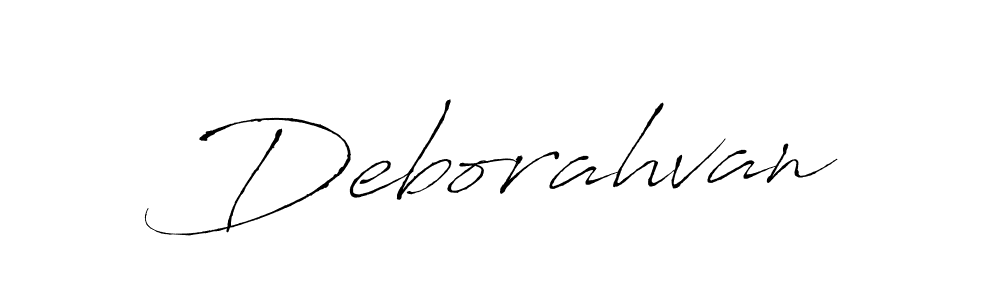 Make a beautiful signature design for name Deborahvan. Use this online signature maker to create a handwritten signature for free. Deborahvan signature style 6 images and pictures png
