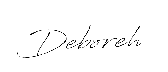 How to make Deboreh signature? Antro_Vectra is a professional autograph style. Create handwritten signature for Deboreh name. Deboreh signature style 6 images and pictures png