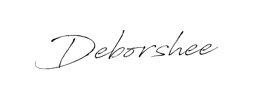 Also we have Deborshee name is the best signature style. Create professional handwritten signature collection using Antro_Vectra autograph style. Deborshee signature style 6 images and pictures png