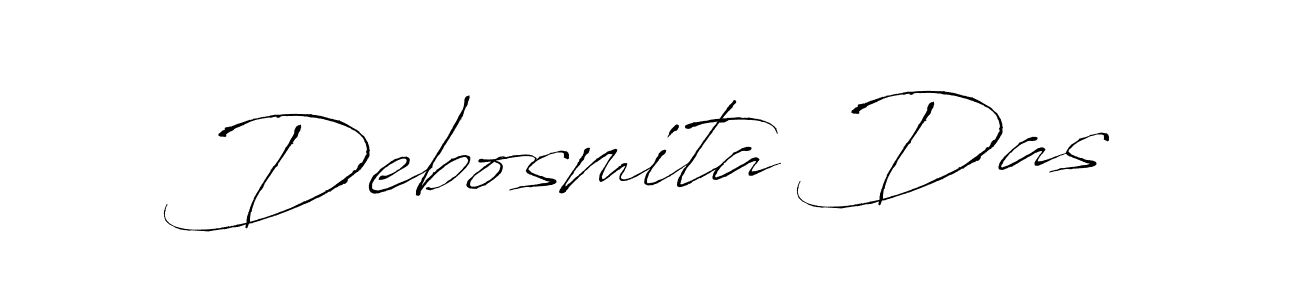 Debosmita Das stylish signature style. Best Handwritten Sign (Antro_Vectra) for my name. Handwritten Signature Collection Ideas for my name Debosmita Das. Debosmita Das signature style 6 images and pictures png