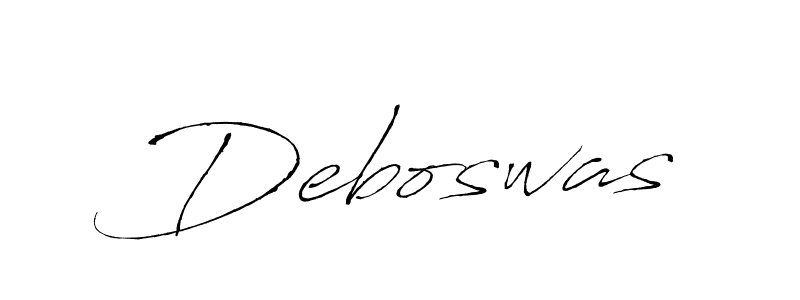 Antro_Vectra is a professional signature style that is perfect for those who want to add a touch of class to their signature. It is also a great choice for those who want to make their signature more unique. Get Deboswas name to fancy signature for free. Deboswas signature style 6 images and pictures png