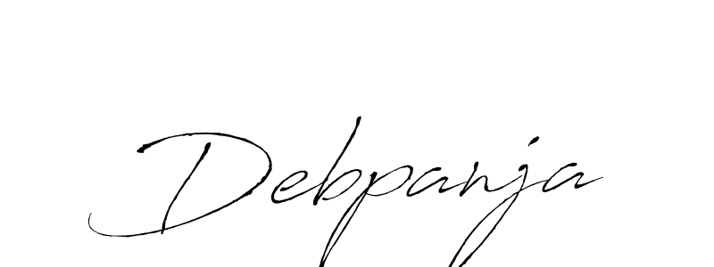 How to make Debpanja name signature. Use Antro_Vectra style for creating short signs online. This is the latest handwritten sign. Debpanja signature style 6 images and pictures png