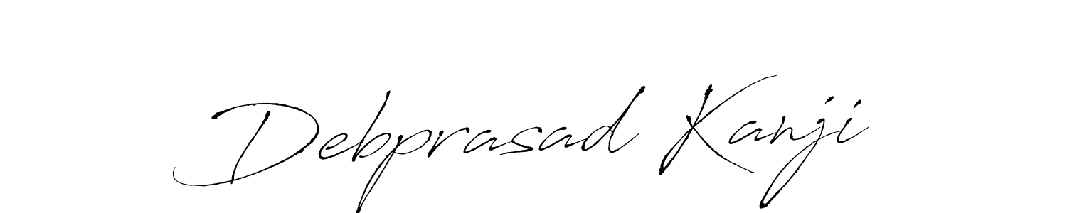 You can use this online signature creator to create a handwritten signature for the name Debprasad Kanji. This is the best online autograph maker. Debprasad Kanji signature style 6 images and pictures png