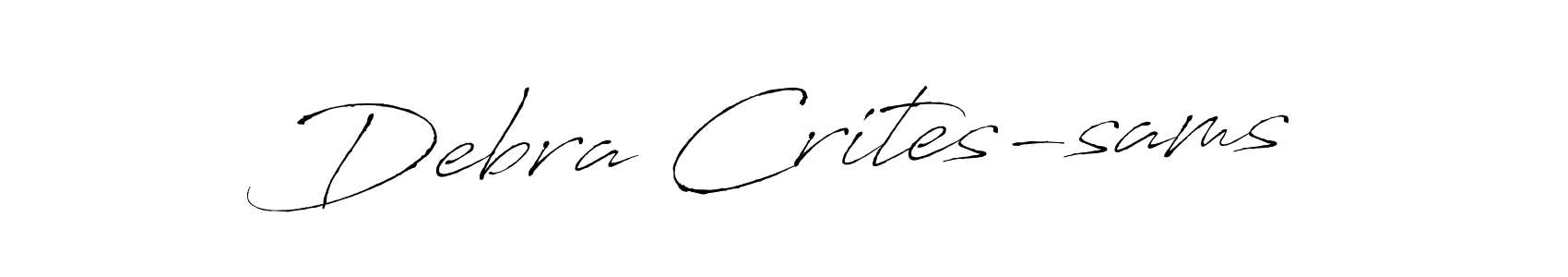 Once you've used our free online signature maker to create your best signature Antro_Vectra style, it's time to enjoy all of the benefits that Debra Crites-sams name signing documents. Debra Crites-sams signature style 6 images and pictures png