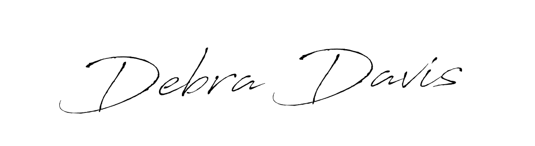 Create a beautiful signature design for name Debra Davis. With this signature (Antro_Vectra) fonts, you can make a handwritten signature for free. Debra Davis signature style 6 images and pictures png