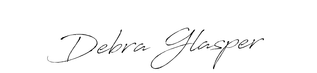 Use a signature maker to create a handwritten signature online. With this signature software, you can design (Antro_Vectra) your own signature for name Debra Glasper. Debra Glasper signature style 6 images and pictures png