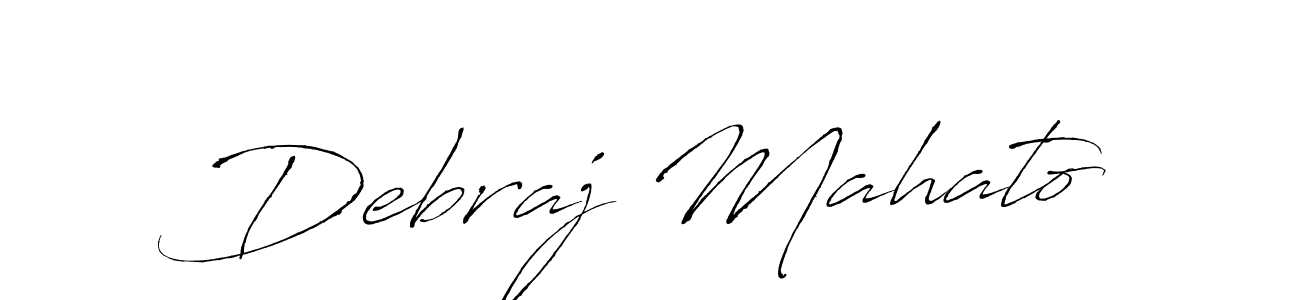 The best way (Antro_Vectra) to make a short signature is to pick only two or three words in your name. The name Debraj Mahato include a total of six letters. For converting this name. Debraj Mahato signature style 6 images and pictures png