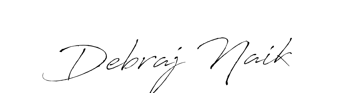 How to make Debraj Naik name signature. Use Antro_Vectra style for creating short signs online. This is the latest handwritten sign. Debraj Naik signature style 6 images and pictures png