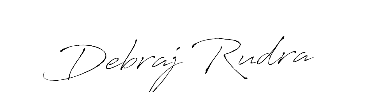 Debraj Rudra stylish signature style. Best Handwritten Sign (Antro_Vectra) for my name. Handwritten Signature Collection Ideas for my name Debraj Rudra. Debraj Rudra signature style 6 images and pictures png