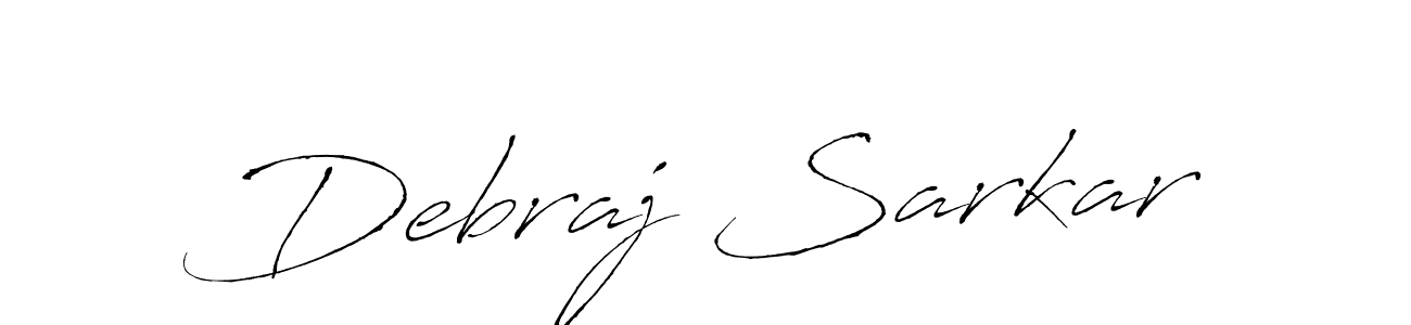 Antro_Vectra is a professional signature style that is perfect for those who want to add a touch of class to their signature. It is also a great choice for those who want to make their signature more unique. Get Debraj Sarkar name to fancy signature for free. Debraj Sarkar signature style 6 images and pictures png