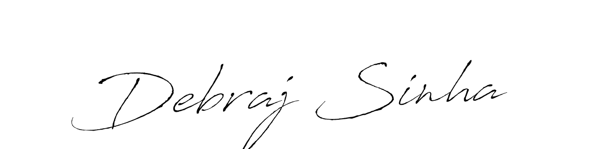 Use a signature maker to create a handwritten signature online. With this signature software, you can design (Antro_Vectra) your own signature for name Debraj Sinha. Debraj Sinha signature style 6 images and pictures png