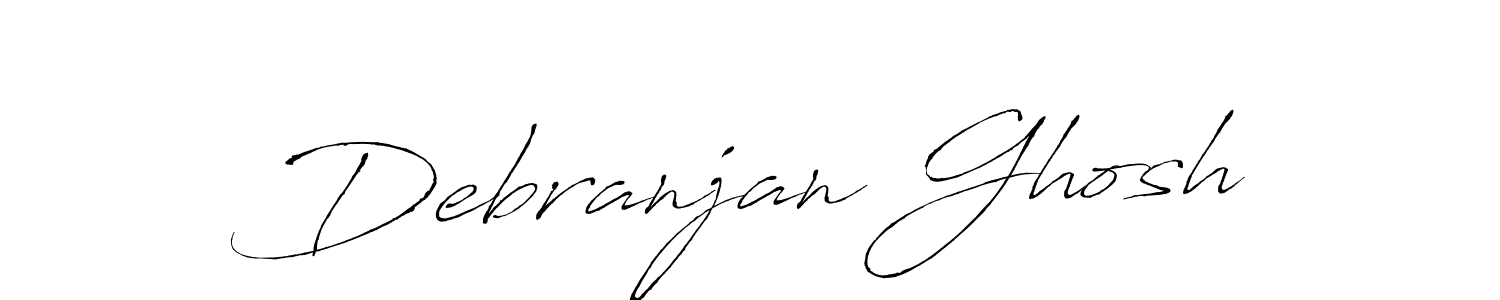 Design your own signature with our free online signature maker. With this signature software, you can create a handwritten (Antro_Vectra) signature for name Debranjan Ghosh. Debranjan Ghosh signature style 6 images and pictures png