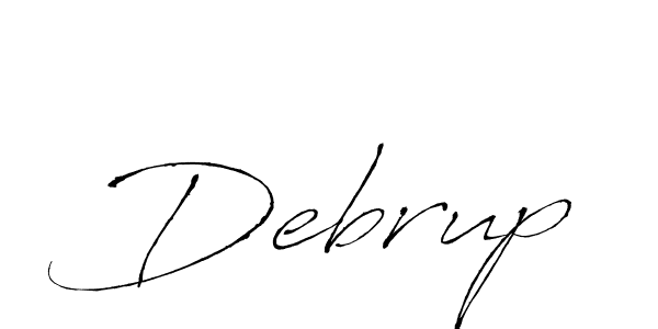 Similarly Antro_Vectra is the best handwritten signature design. Signature creator online .You can use it as an online autograph creator for name Debrup. Debrup signature style 6 images and pictures png