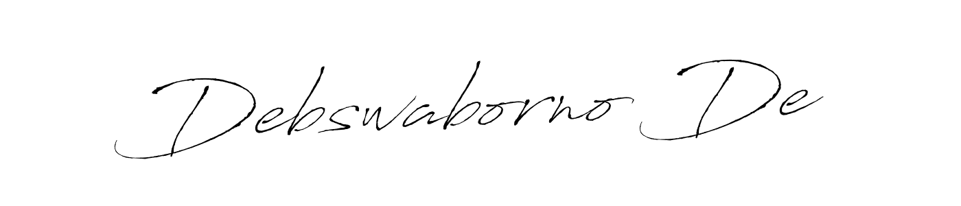 Make a short Debswaborno De signature style. Manage your documents anywhere anytime using Antro_Vectra. Create and add eSignatures, submit forms, share and send files easily. Debswaborno De signature style 6 images and pictures png