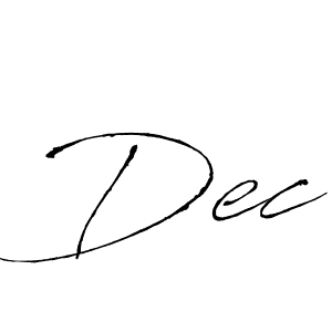 Antro_Vectra is a professional signature style that is perfect for those who want to add a touch of class to their signature. It is also a great choice for those who want to make their signature more unique. Get Dec name to fancy signature for free. Dec signature style 6 images and pictures png