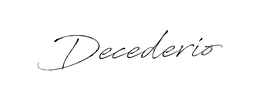 You should practise on your own different ways (Antro_Vectra) to write your name (Decederio) in signature. don't let someone else do it for you. Decederio signature style 6 images and pictures png